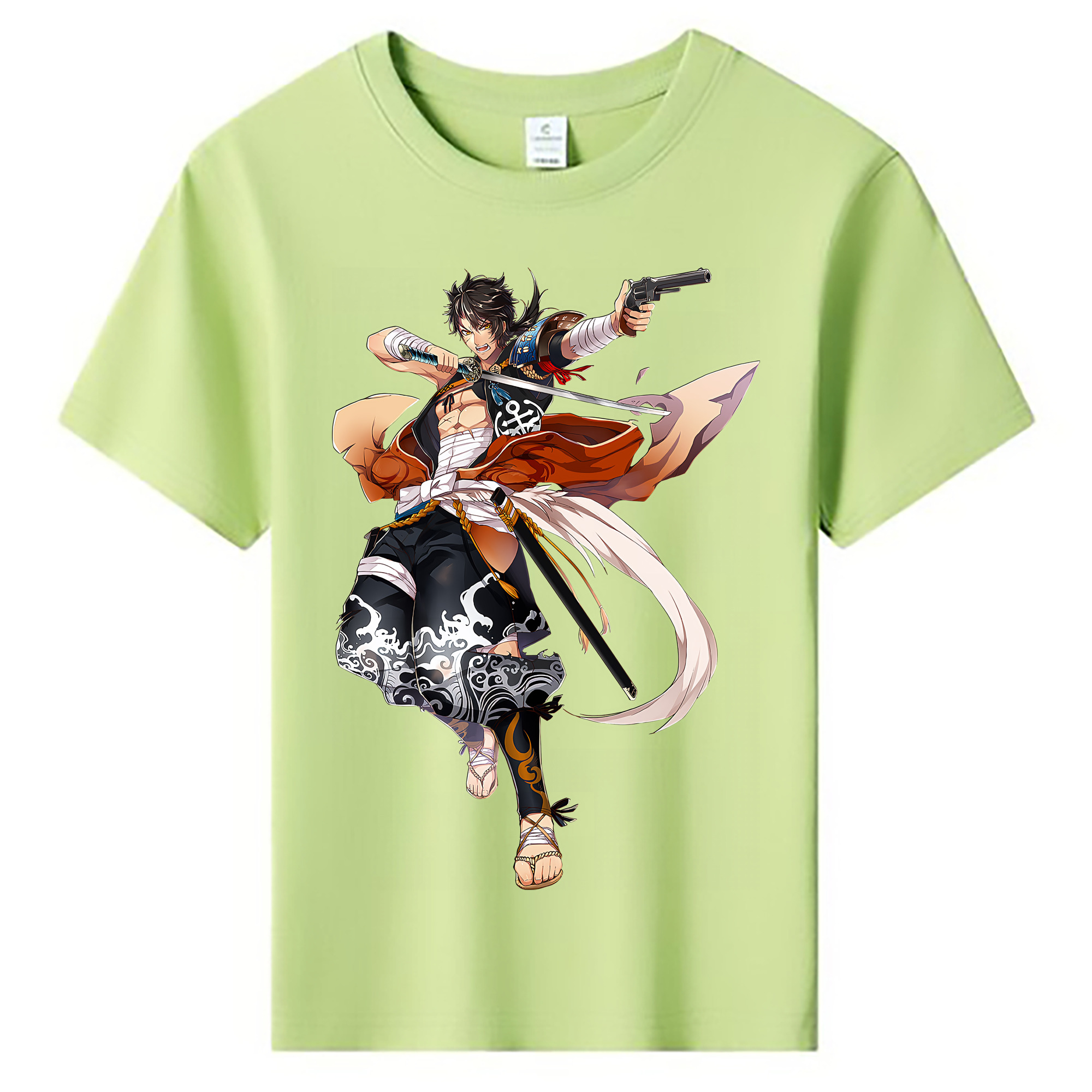 （画像用） 刀剣乱舞 Touken Ranbu 綿100％キッズTシャツ（フロントプリント）